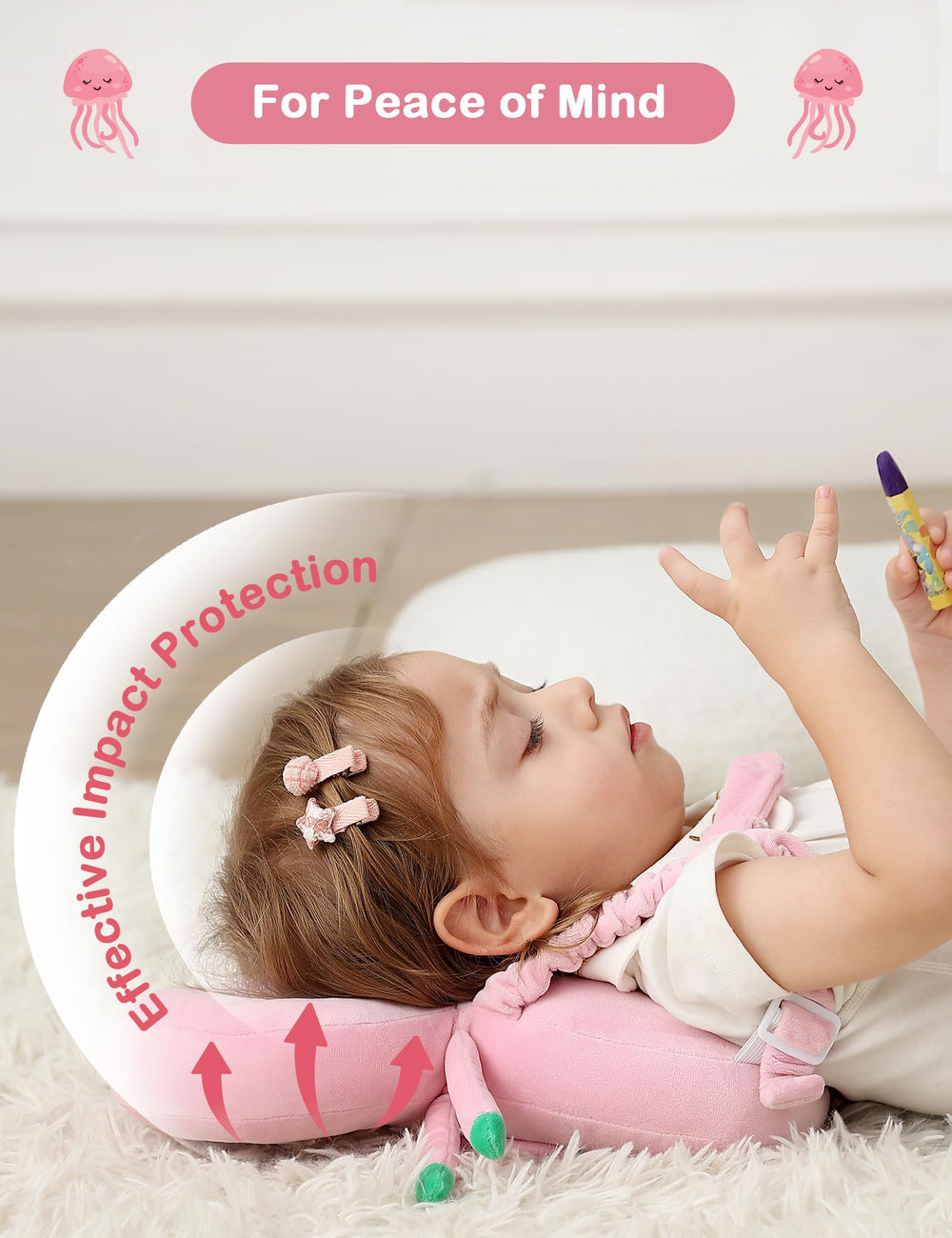JunNeng adjustable plush straps secure a snug fit