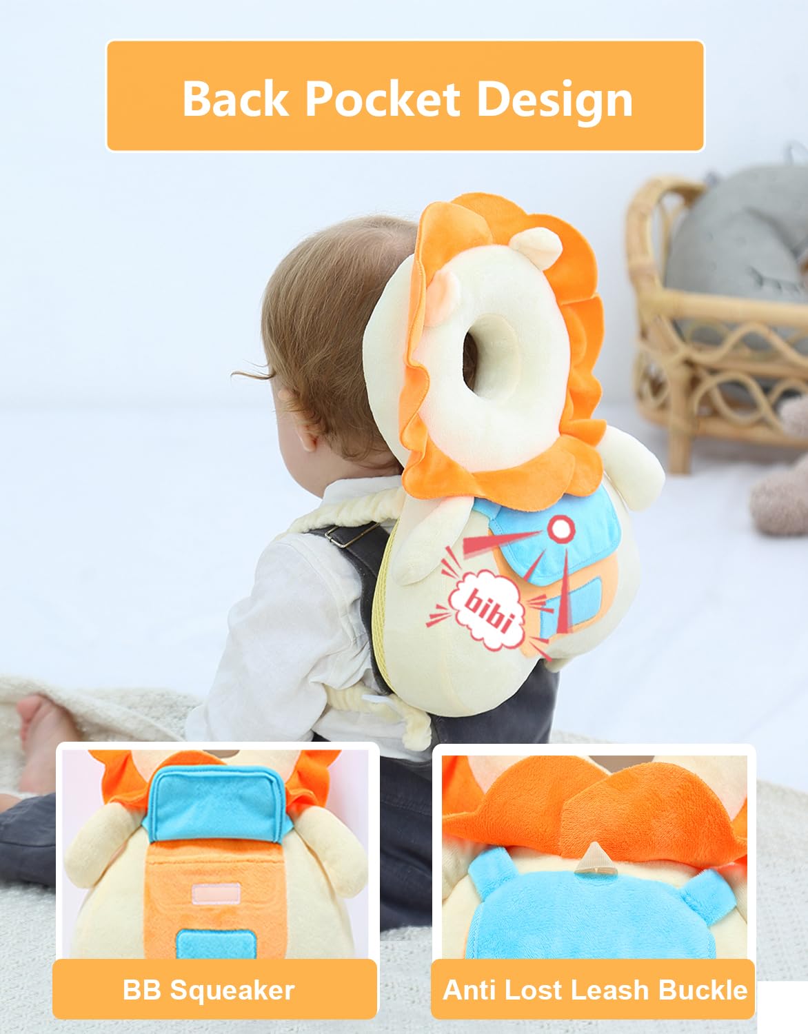 JunNeng bag with adjustable shoulder straps fits growing toddlers.