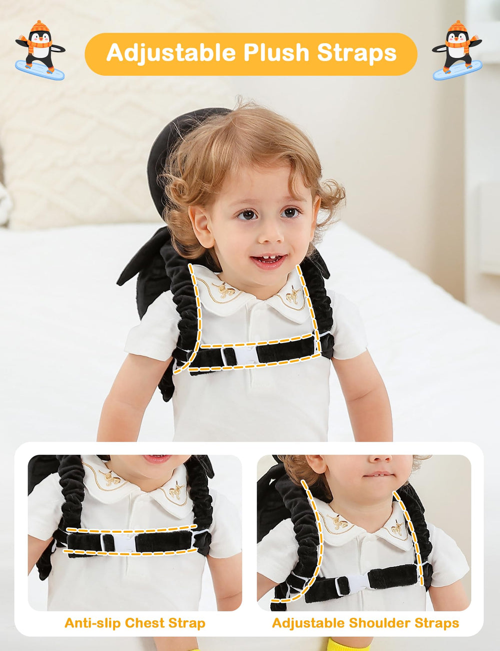 JunNeng cartoon animals design with penguin for playful learning.
