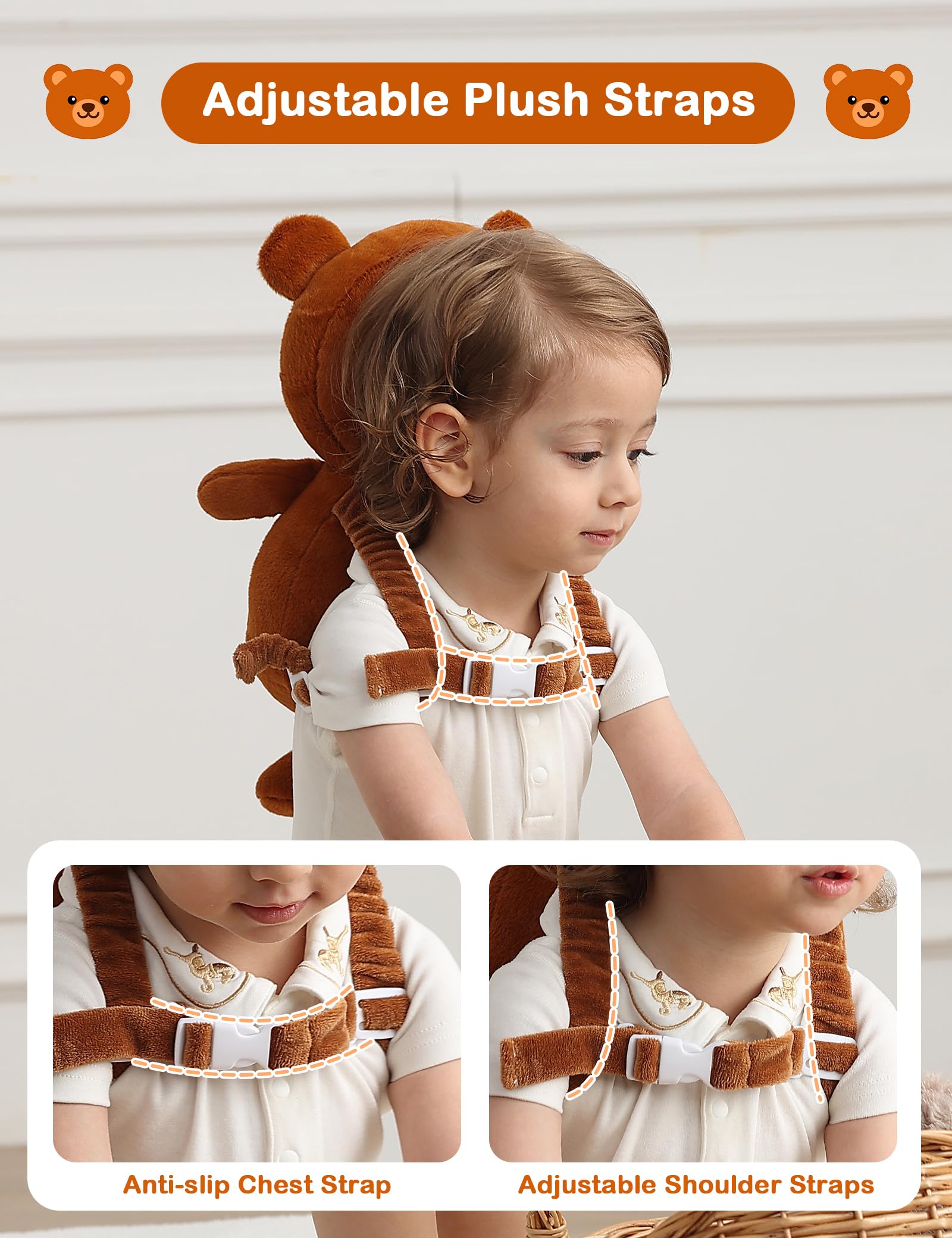 JunNeng Cartoon animals design adds playful charm alongside protection.
