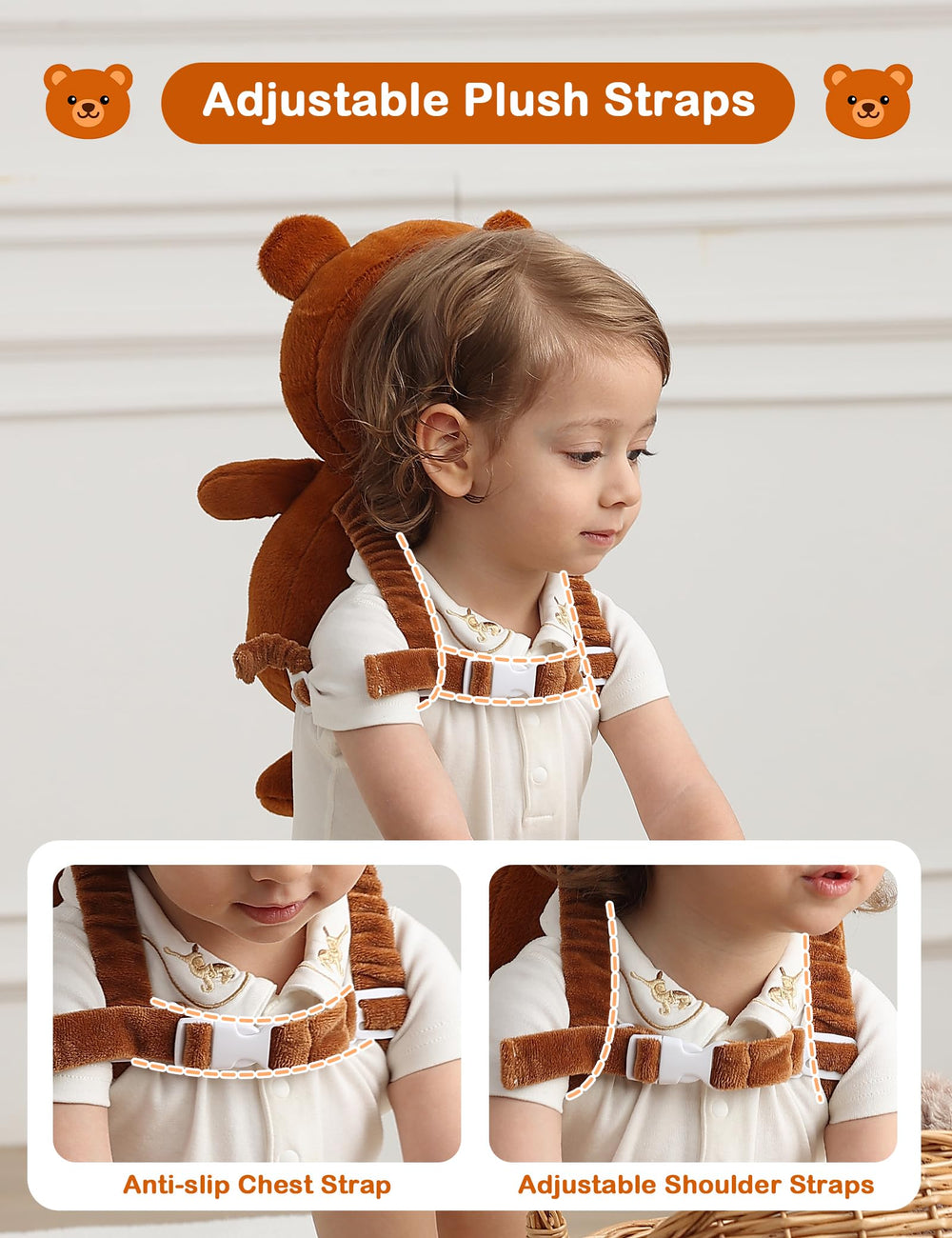 JunNeng Cartoon animals design adds playful charm alongside protection.