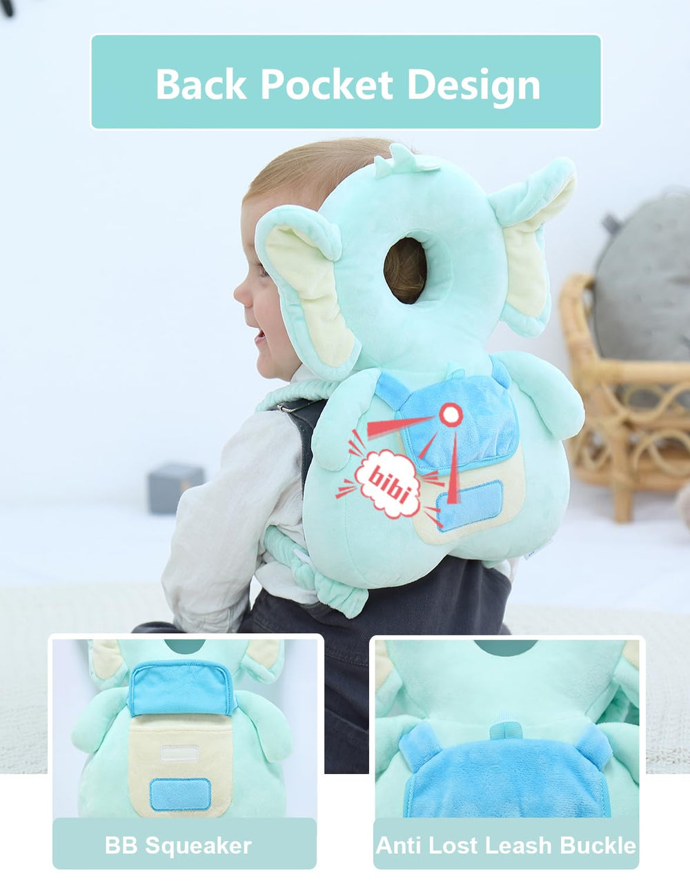 Junneng soft plush fabric, gentle on baby’s skin during wear.