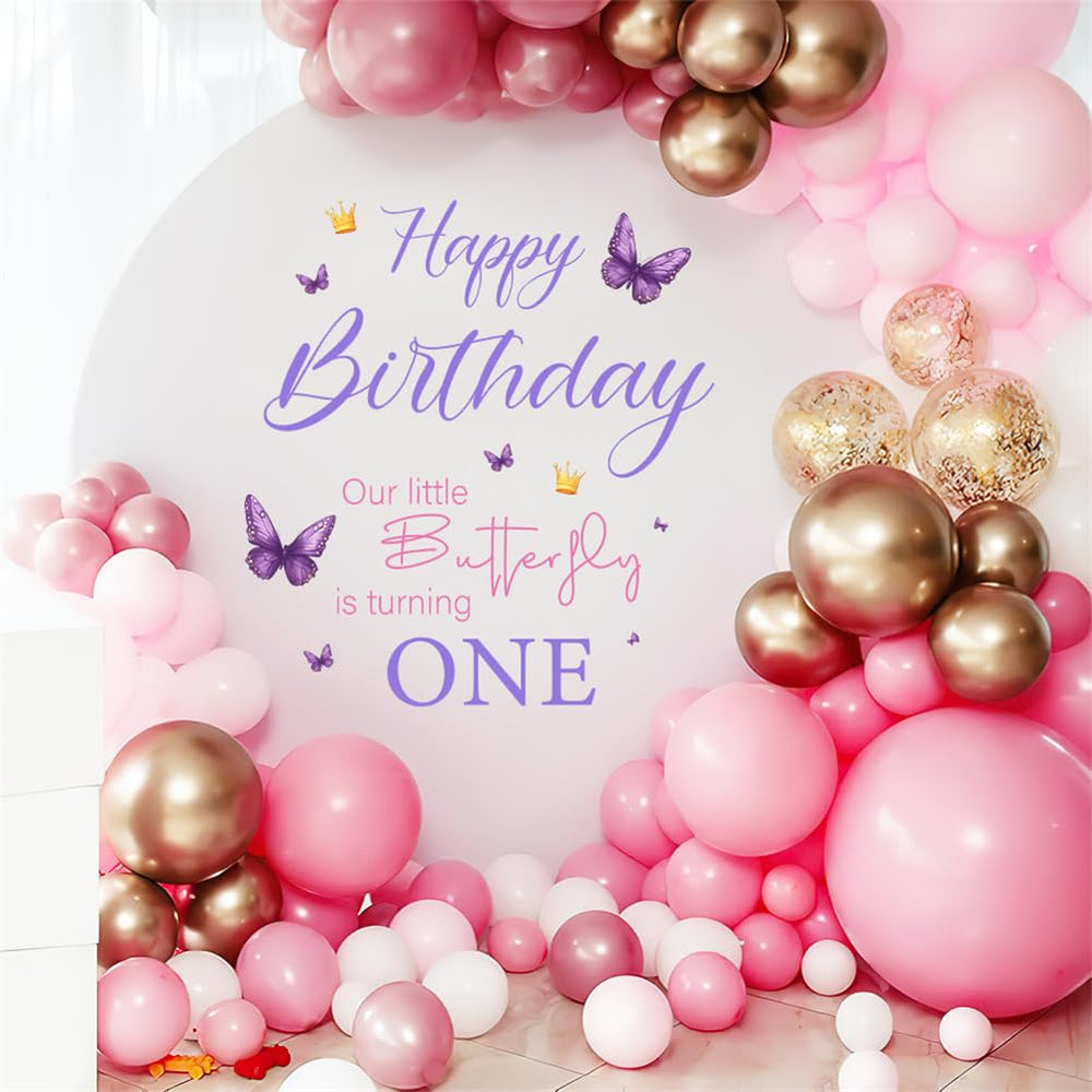 JUNWALL waterproof birthday wall sticker withstands indoor celebrations and easy cleaning