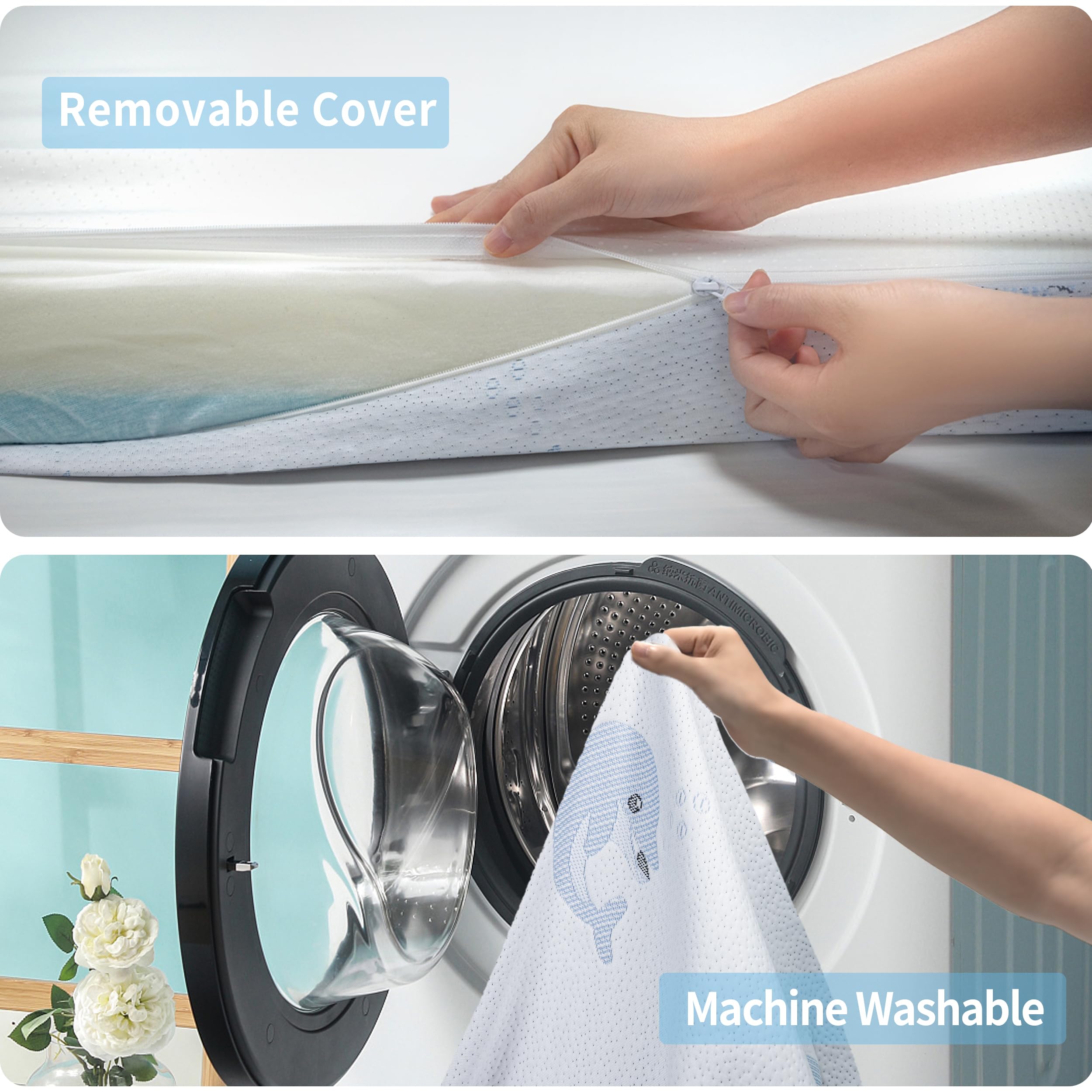 JUNYOHOA Certipur-US certified foam emphasizes safety with quality materials