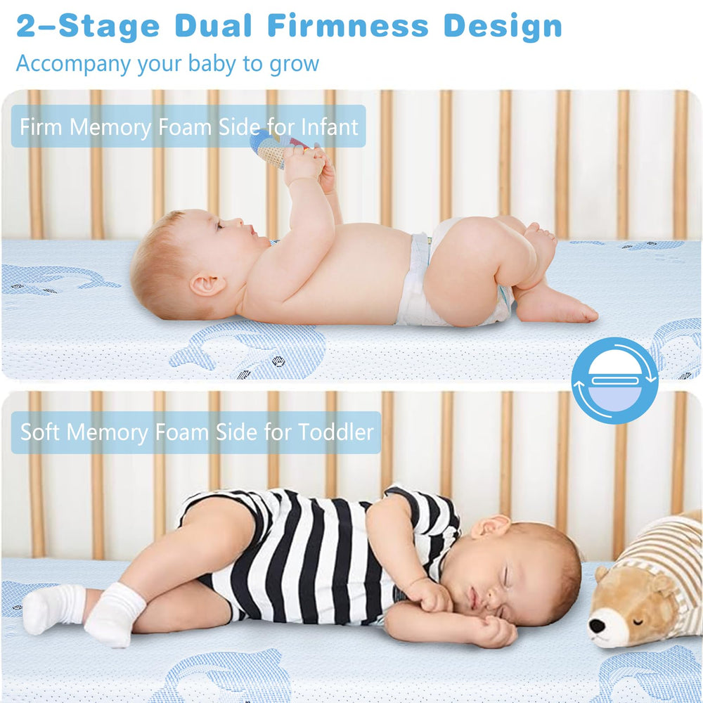 JUNYOHOA rounded-edge design minimizes gaps for safer sleep and play space