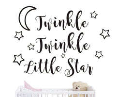 JURUOXIN Twinkle Star wall decal 57x42cm adds playful charm to kids' rooms