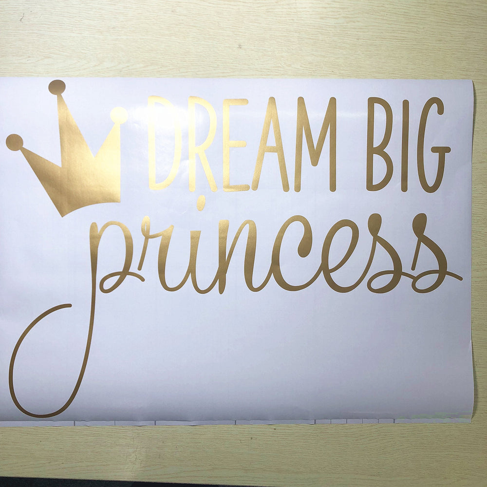 JURUOXIN nursery decor crown decal creates a regal vibe while staying simple to apply.