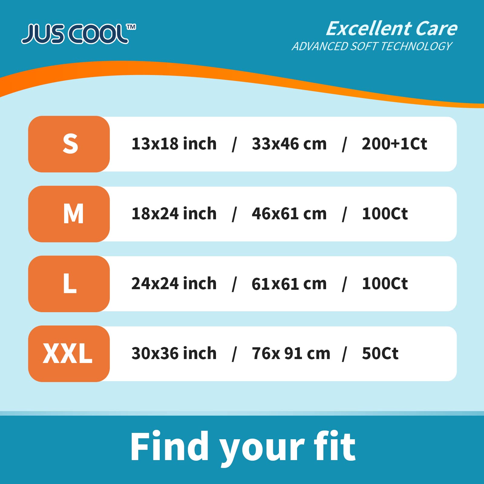 JUS COOL bed-protection pad prevents staining on beds and sheets.