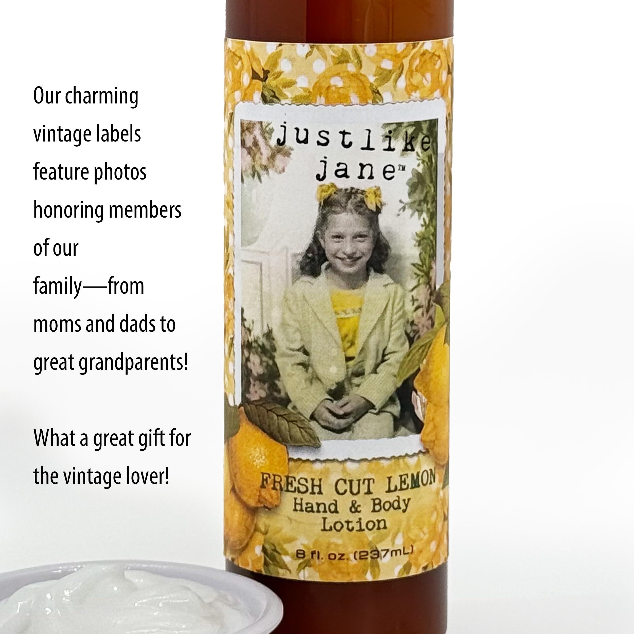 Just Like Jane Shea Butter Lotion fragrance options highlight eight scents.
