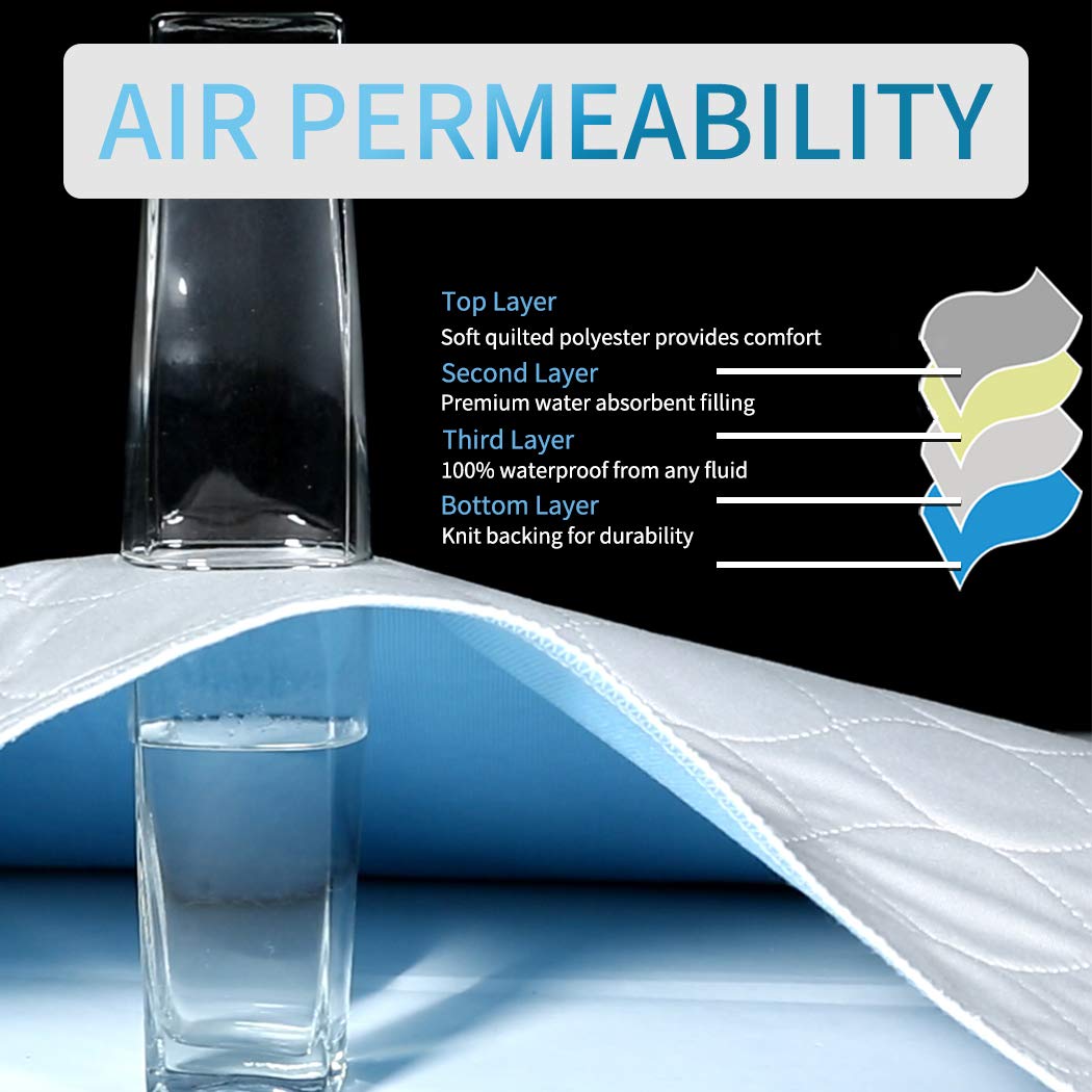 JUSSYOS machine-washable bed pad demonstrating longevity and shape retention