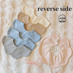 JUVA Organic Cotton Bib absorbs drool quickly to keep skin dry