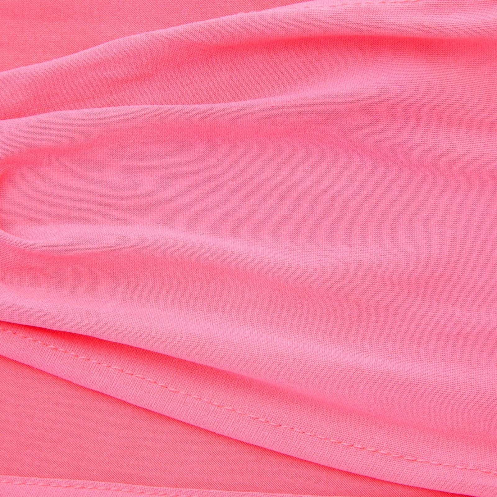 Juvale pink chair sashes add soft color to baby shower seating.