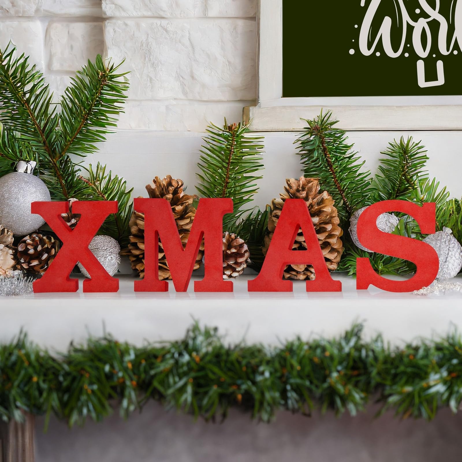 Juvale durable engineered wood letters suitable for indoor and sheltered outdoor use