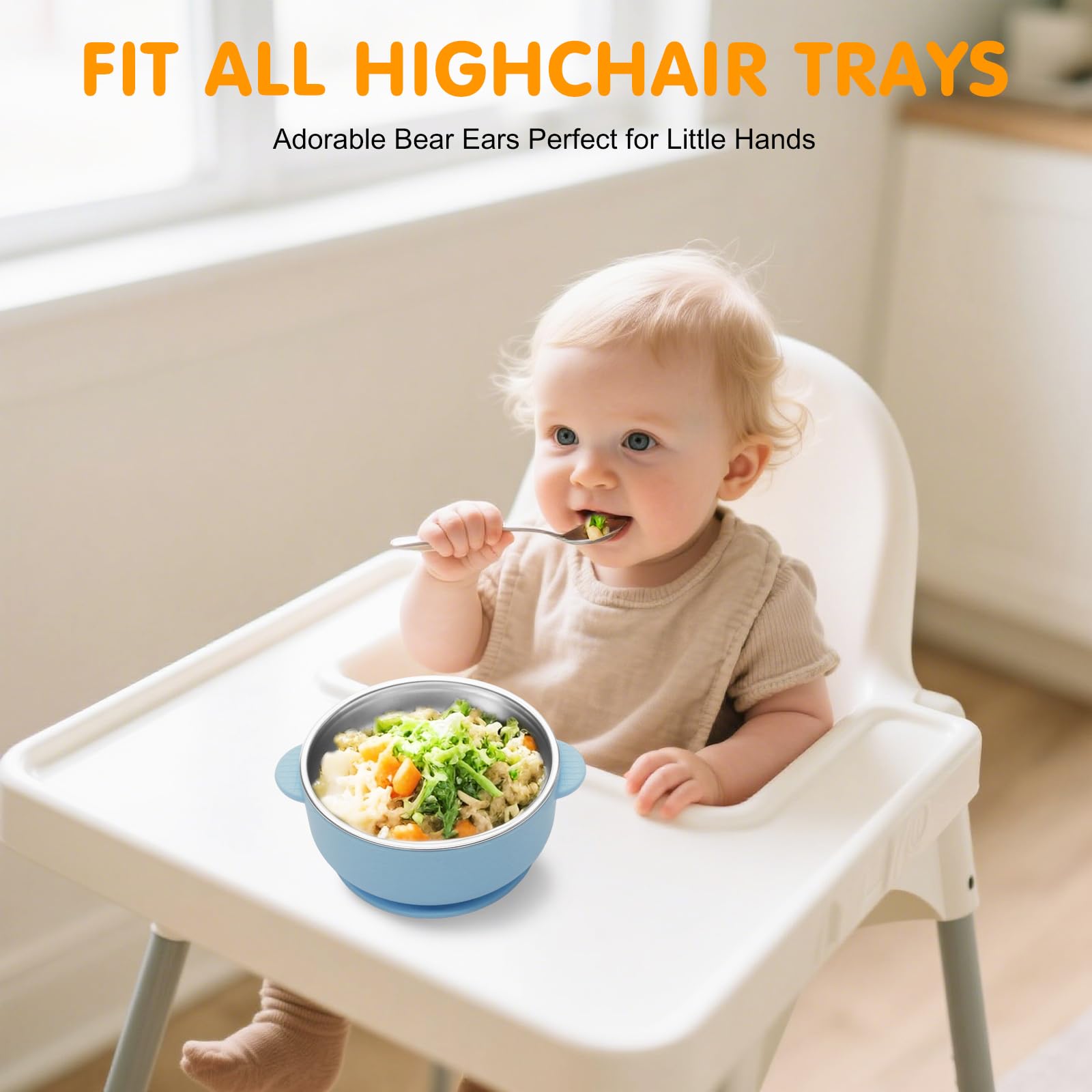 JVEOO BPA-free and lead-free materials ensure safe, easy-clean feeding.