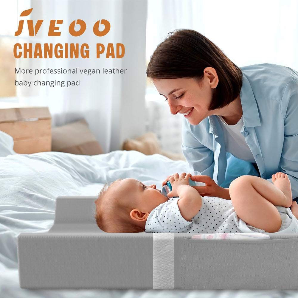 JVEOO changing pad modern design adds warmth to nursery