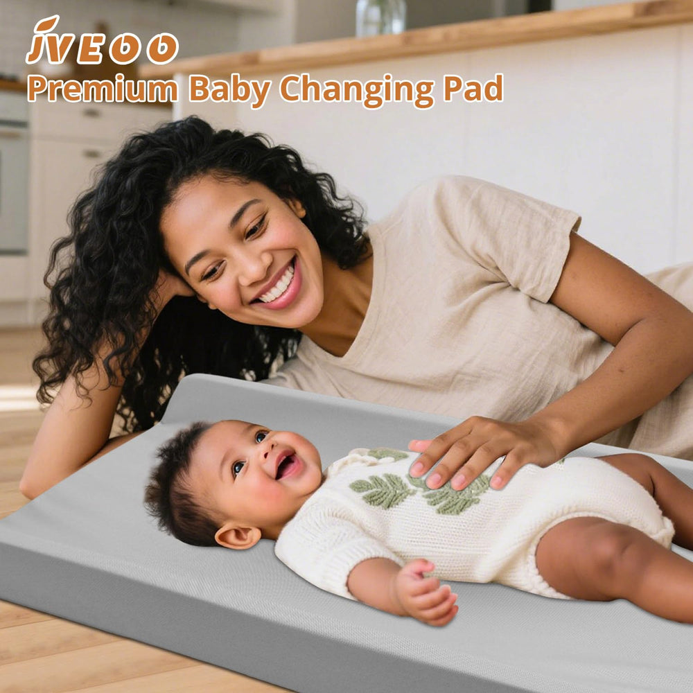 JVEOO changing pad may show wrinkles from vacuum packaging initially