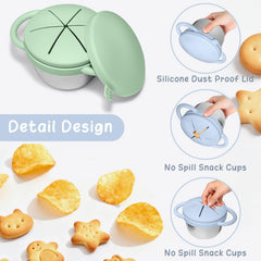 JVEOO silicone lids with petal opening for easy access and spill containment.