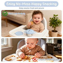 JVEOO travel cover seals snacks securely for trips and outings.