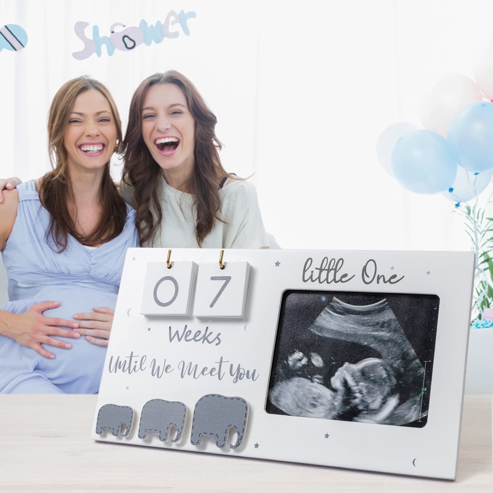 Jwitao Sonogram Frame gift-ready packaging makes a thoughtful pregnancy present.