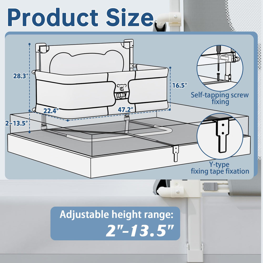 JWPEHOE 3in1 foldable design highlights versatile sleep options for small spaces.