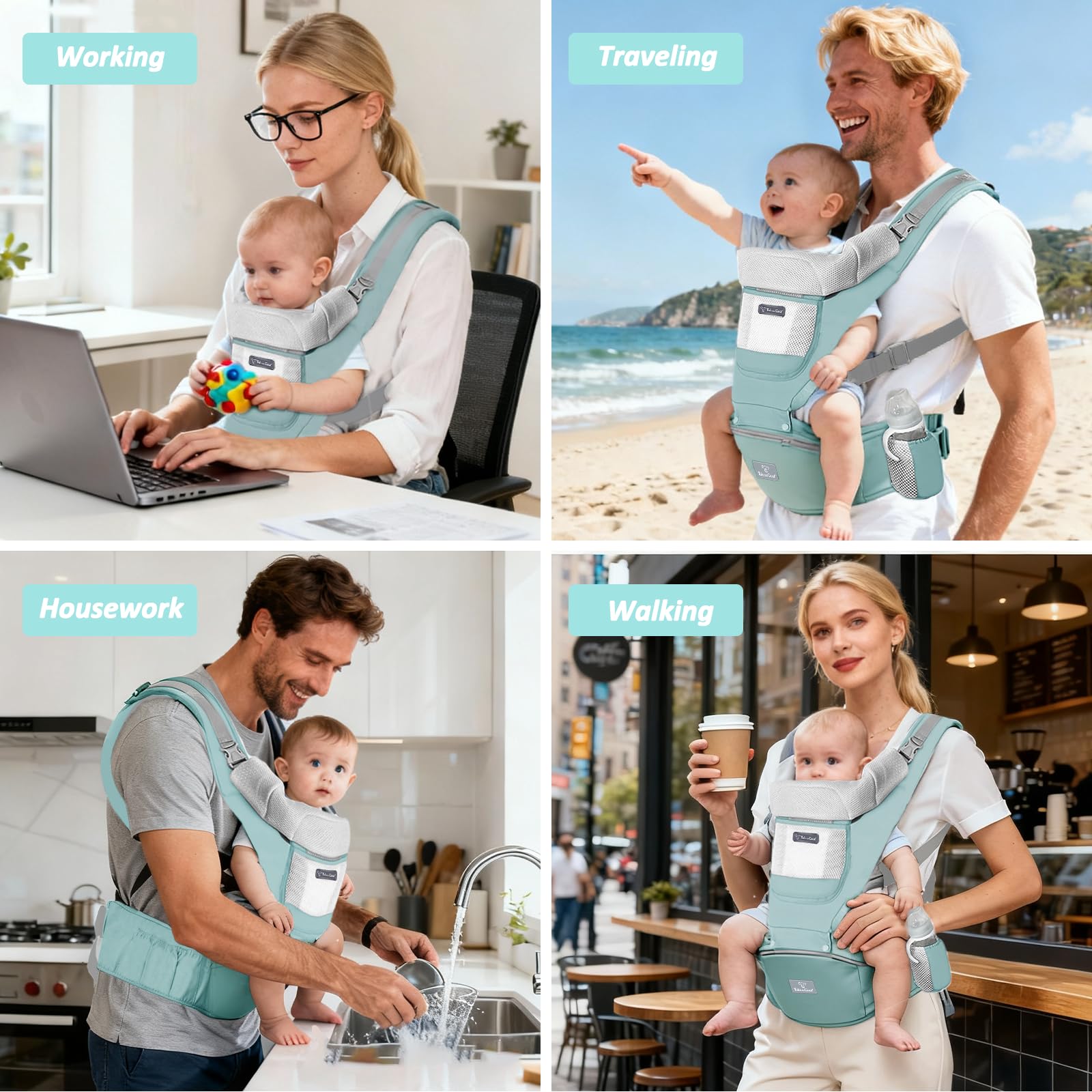 JWPEHOE all-season fabric keeps baby comfortable in any weather