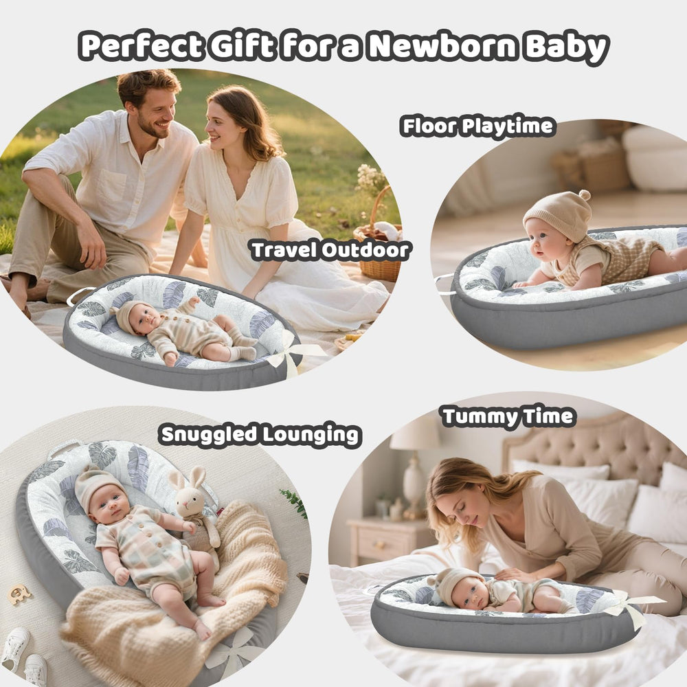JWPEHOE baby lounger machine washable cover for easy cleaning