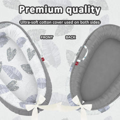 JWPEHOE baby lounger with portable handles for easy transport