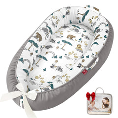 JWPEHOE baby lounger soft cotton for newborn comfort and snuggly support