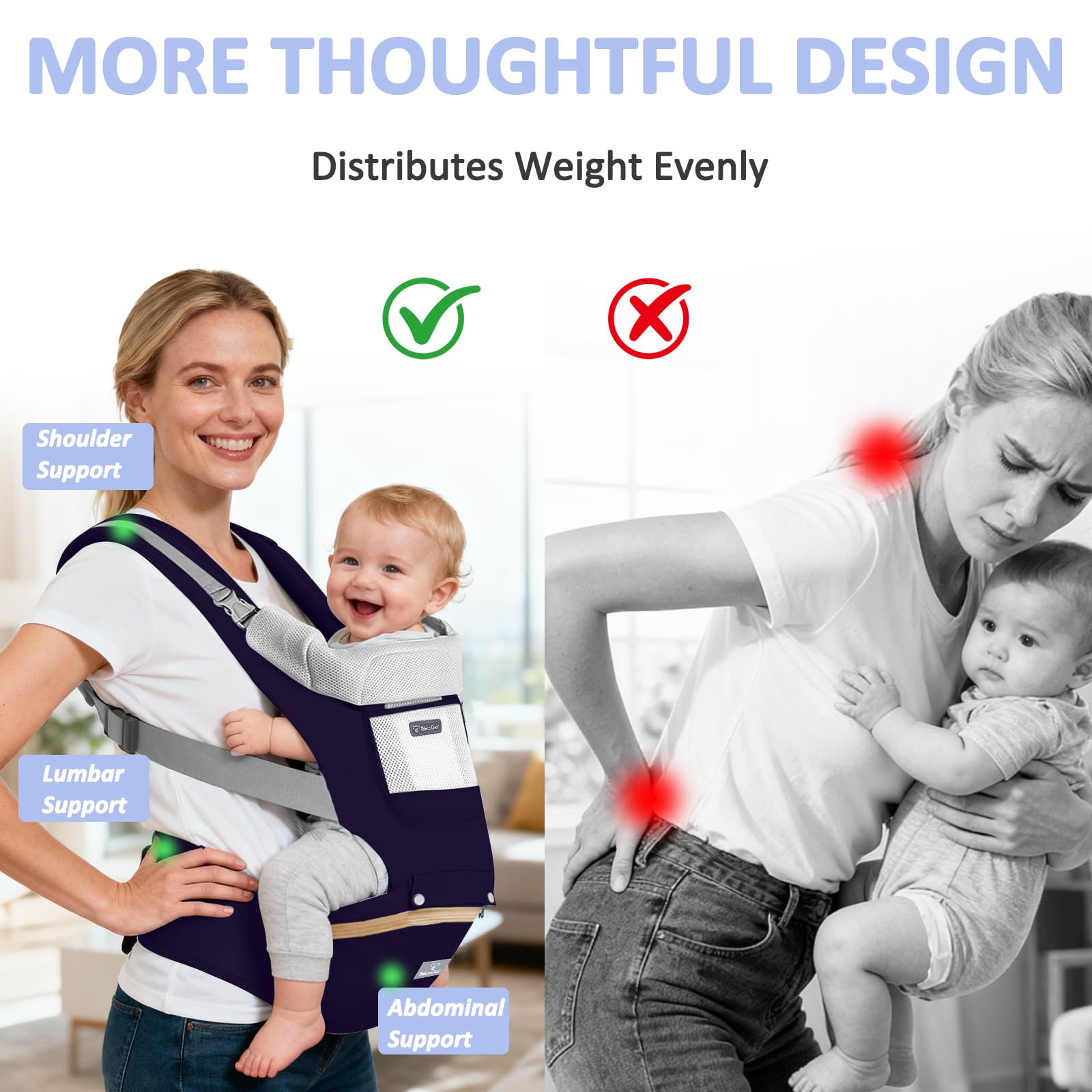 JWPEHOE breathable 3D mesh reduces heat during close contact.