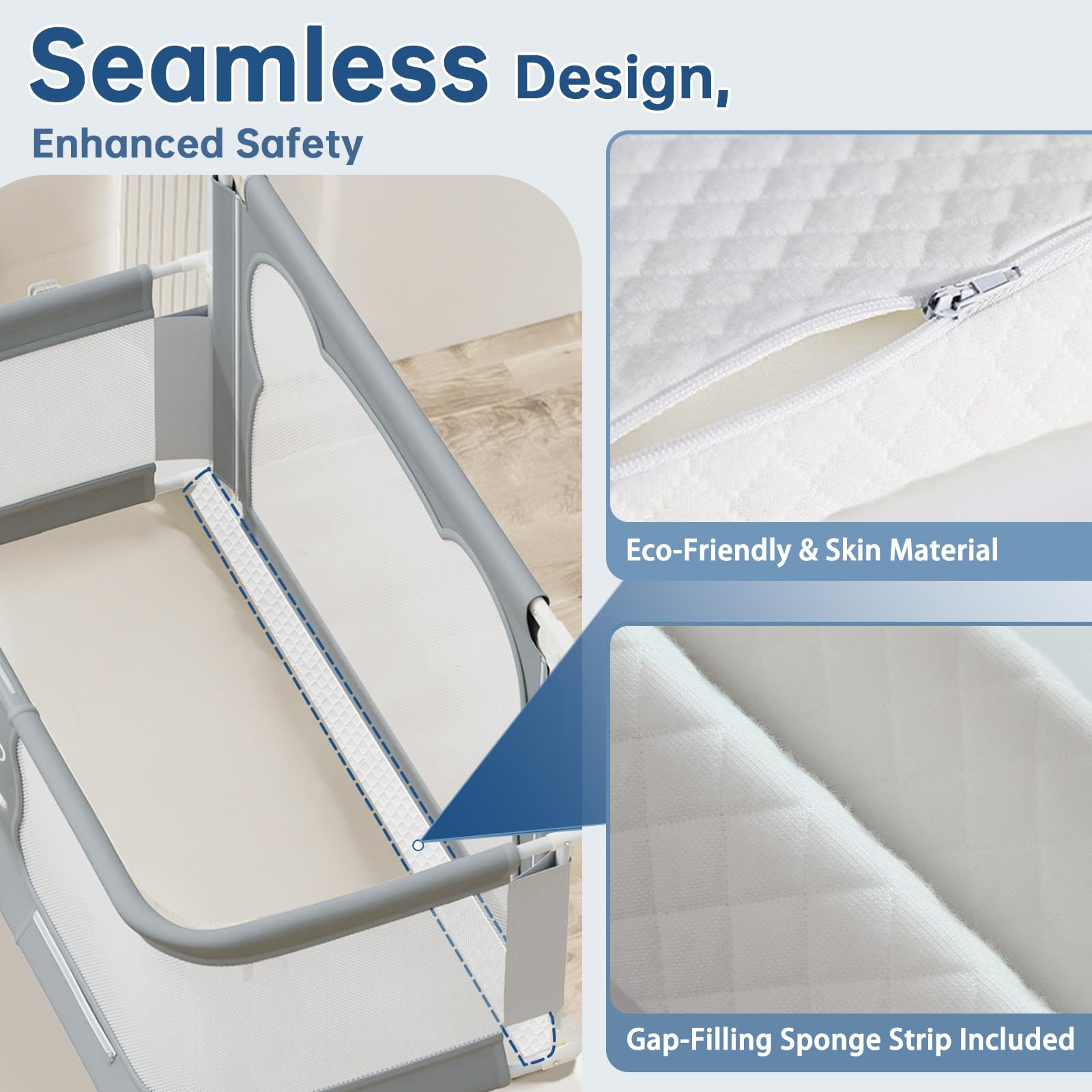 JWPEHOE eco-friendly fabrics image conveys soft touch and baby-safe materials.
