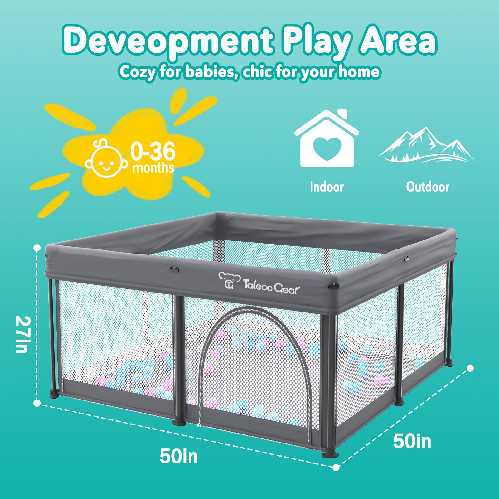 JWPEHOE indoor-outdoor use makes it versatile for home and park