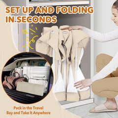 JWPEHOE Playpen visibility mesh provides full view for attentive supervision.