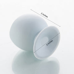 JXJARNET round silicone wall protector on a door, dampening impact