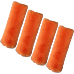 JXJKMMN soft plush seatbelt cover in orange adds comfort on car rides.