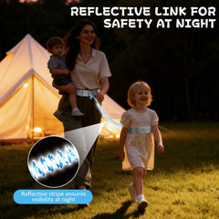 JXM Safety Waist Harness adjustable fit up to 37.4 inches for growing kids.