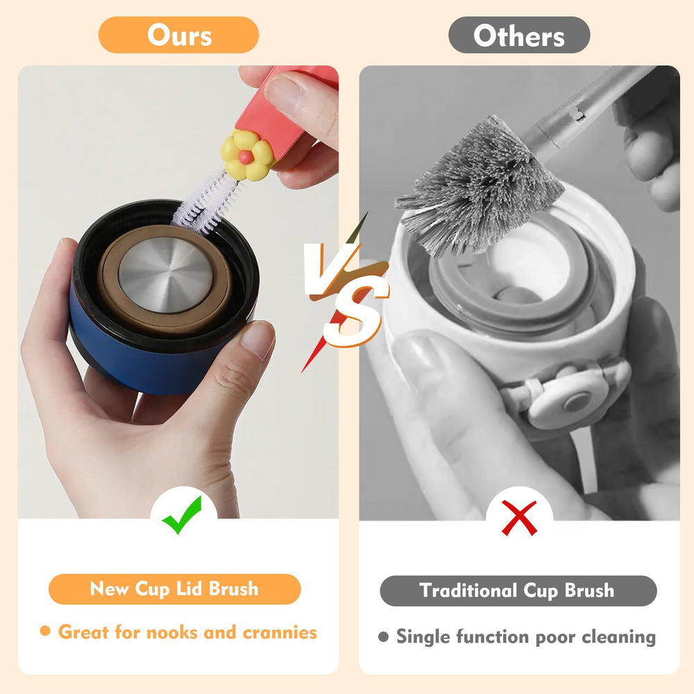JXMLTT multifunctional cleaning brush versatile for kitchen cleaning tasks.