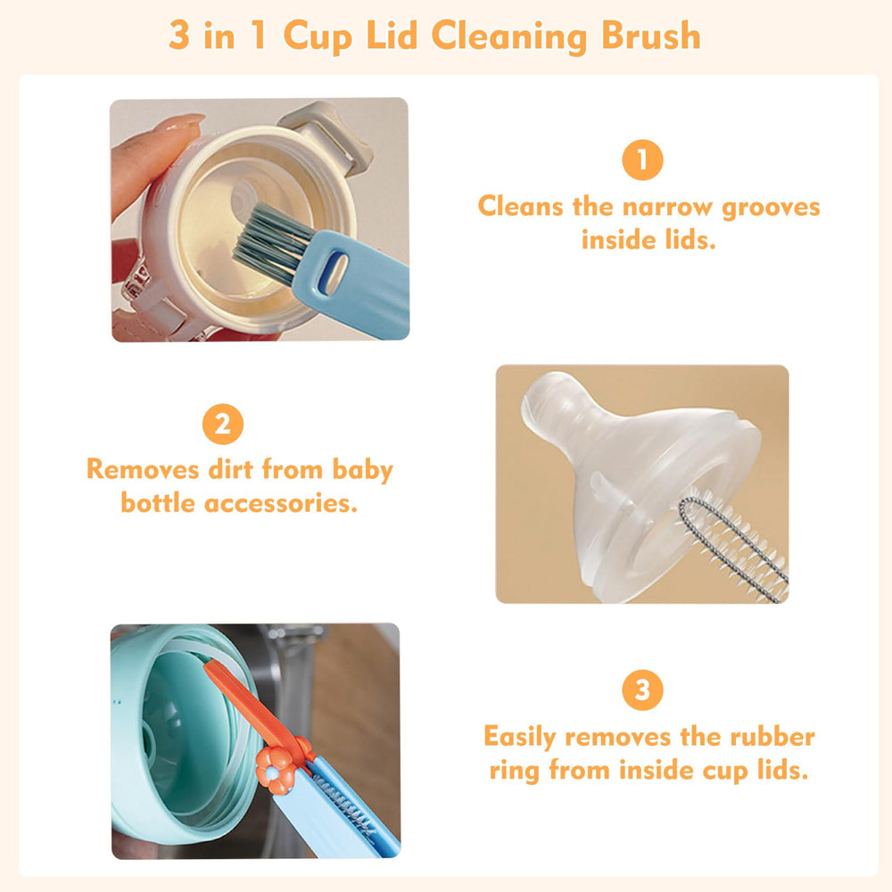 JXMLTT water bottle cleaner brush fits bottles and cups for quick cleans.
