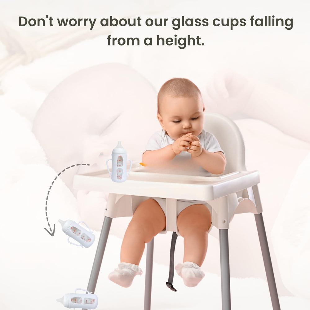 JXMYJR food-grade silicone sleeve is durable and easy to clean.