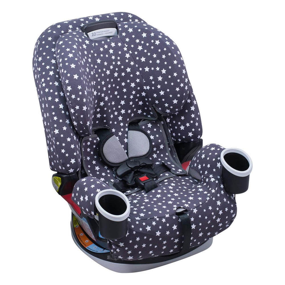 JYOKO Kids breathable cotton fabric improves air flow for cool car rides.