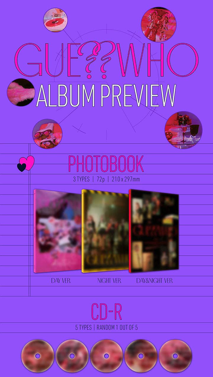 JYP Ent ITZY Guess Who Night ver folded poster brightens any room