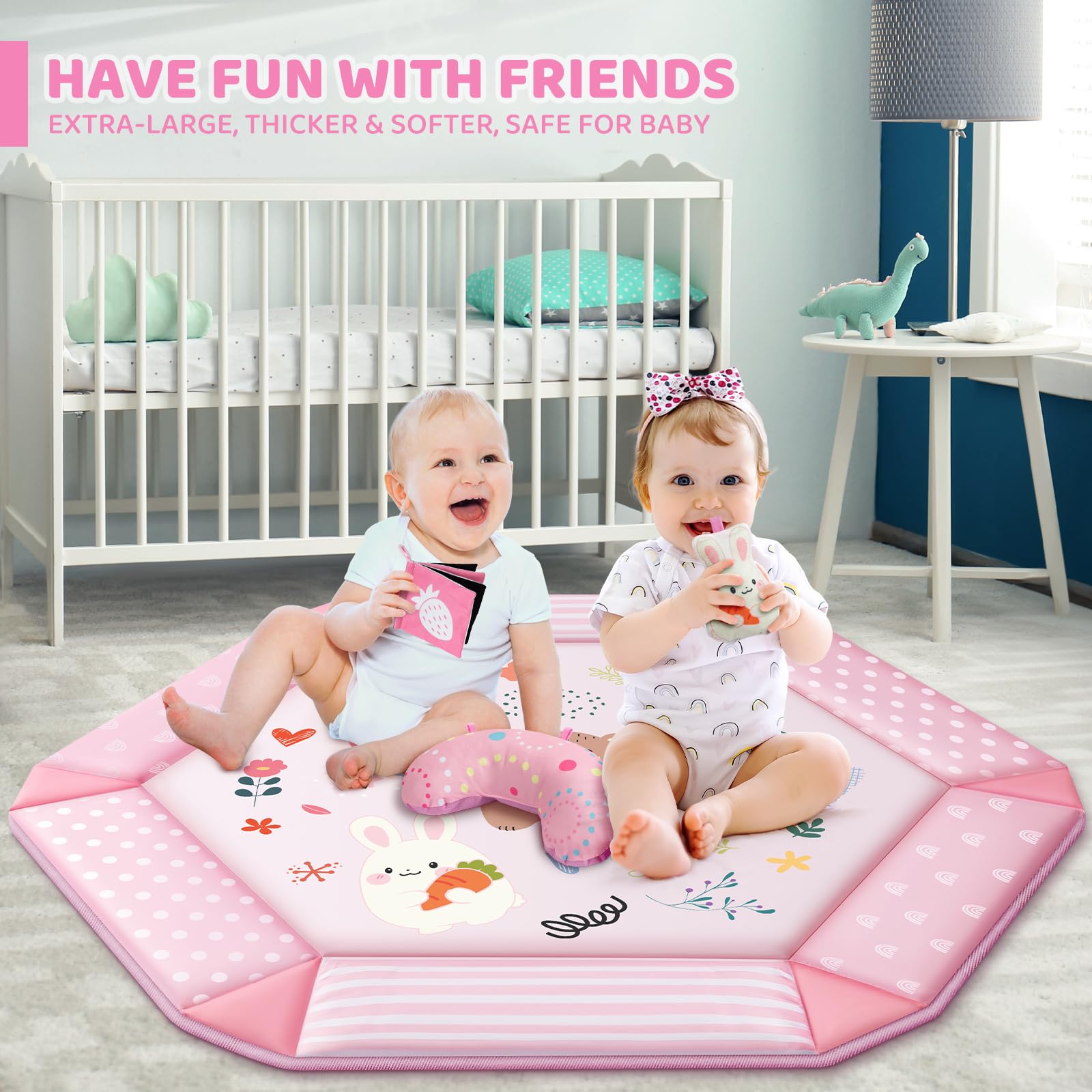 Jyusmile second animal sensory toy hanging for varied textures and colors.