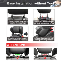 Soft interior surface of JZCreater headrest pillow offering plush support.