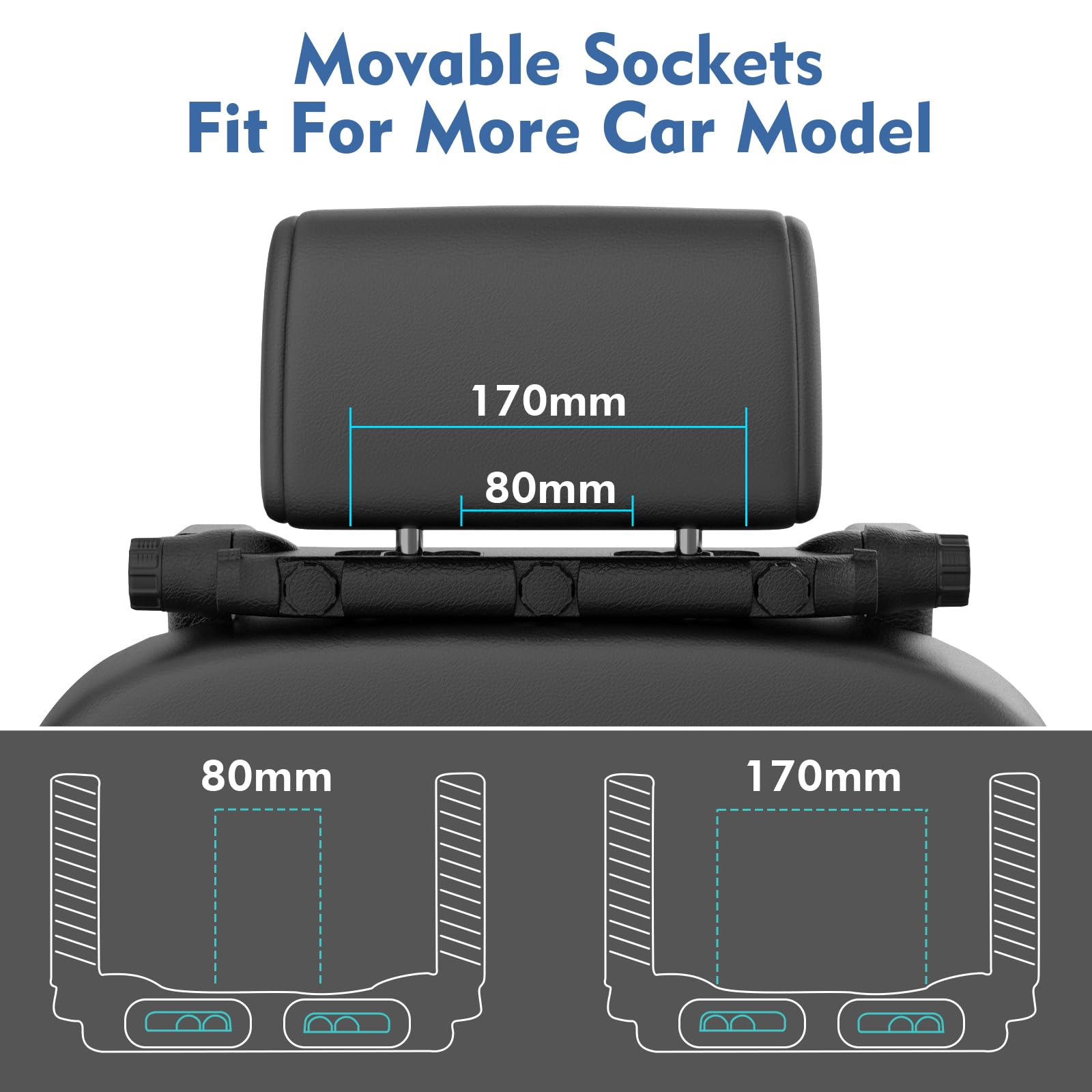 JZCreater easy installation steps on pole-equipped car seats.