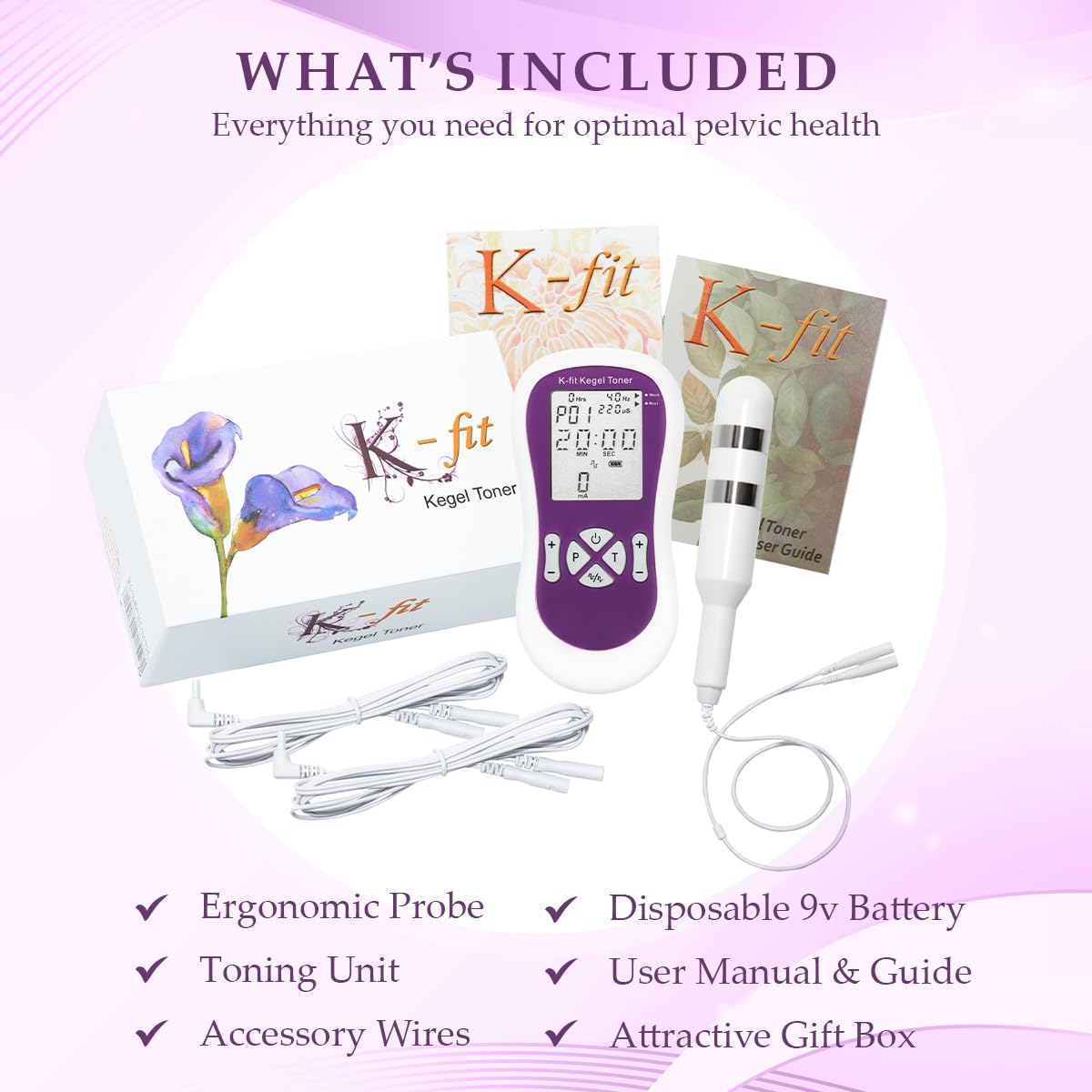 K-fit in use during daily routine for pelvic floor training