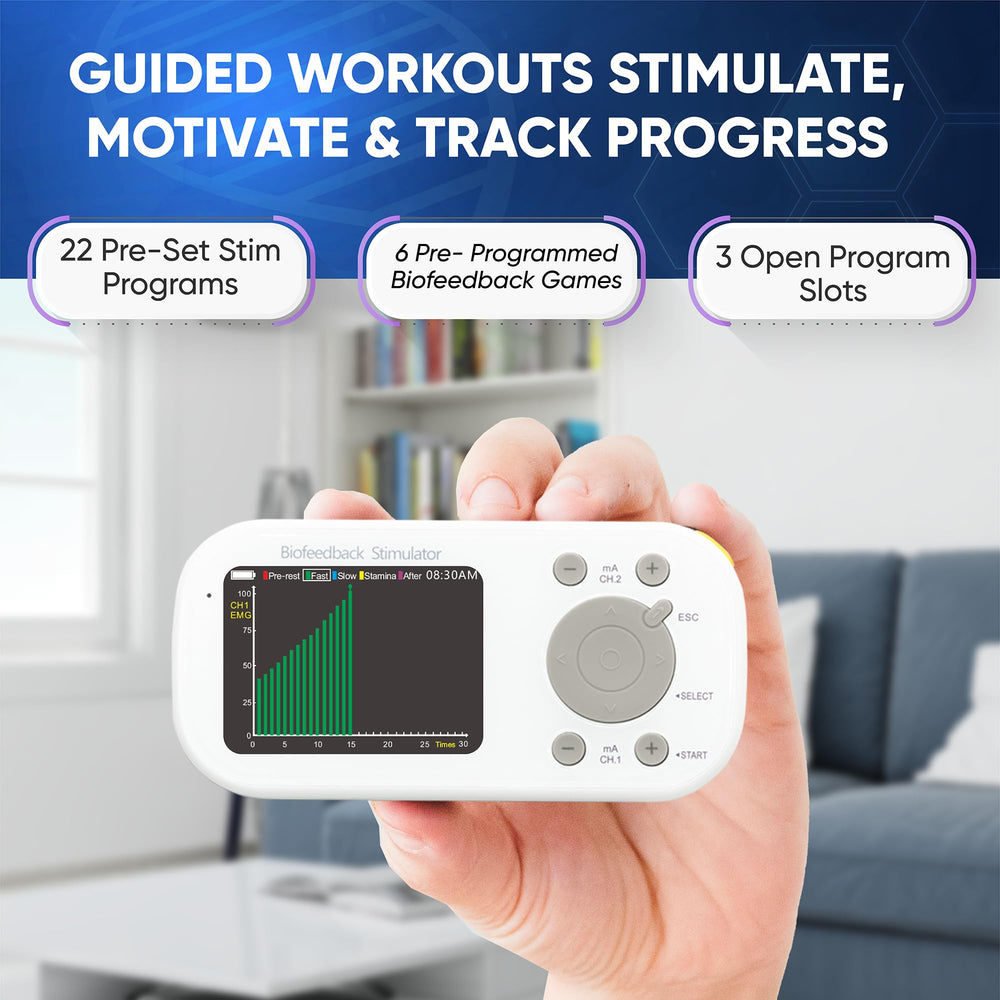 K-fit biofeedback games for motivation during Kegel exercises.
