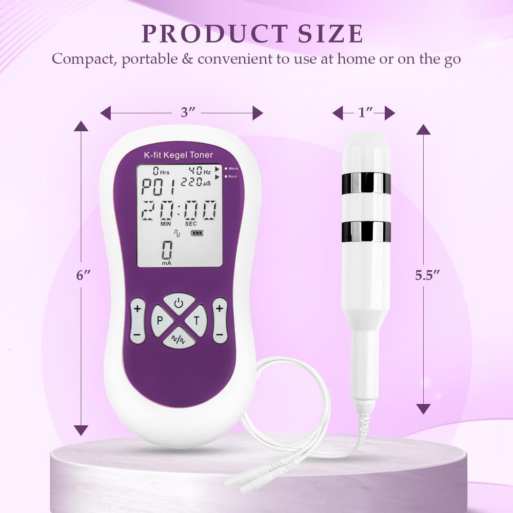 K-fit Kegel Toner probes with comfort design for gentle pelvic stimulation