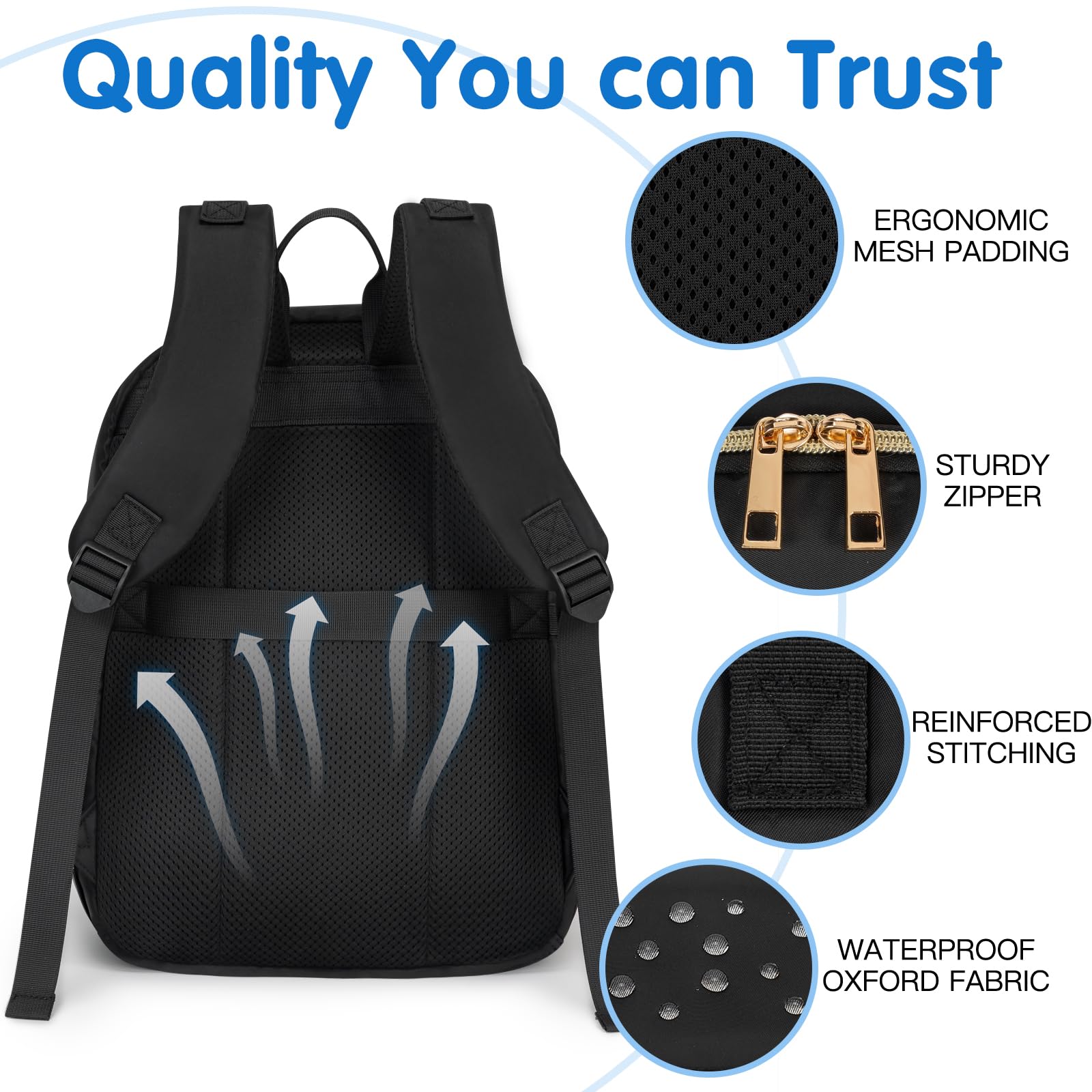 KABAQOO insulated pockets maintain temperature for drinks and snacks