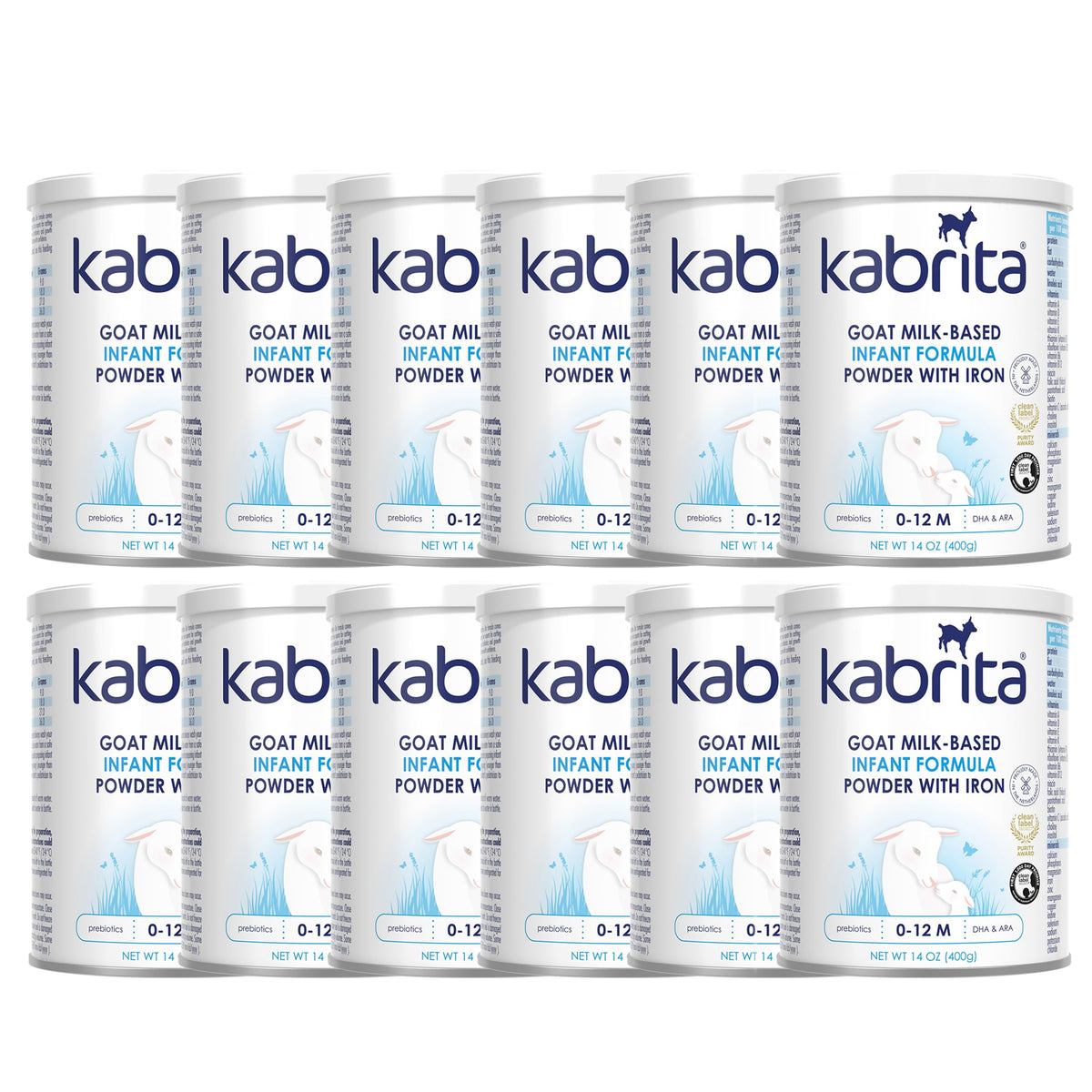 Kabrita goat milk infant formula bottle pour for easy feeding
