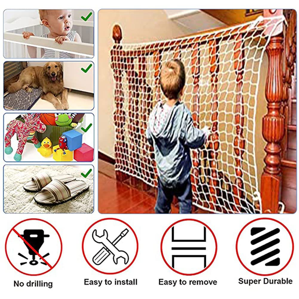 KACQIHTU safety net provides reliable playground coverage for safer play