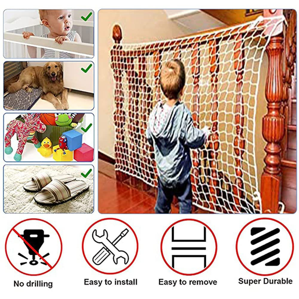 KACQIHTU safety net provides reliable playground coverage for safer play